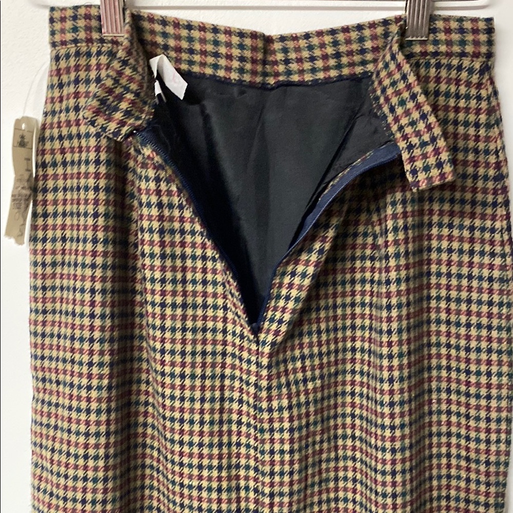 ISAAC HAZAN Vintage Wool Blend Midi Pencil Skirt - Picture 6 of 11